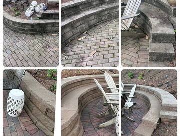 Before and after surface cleaning Woodstock GA