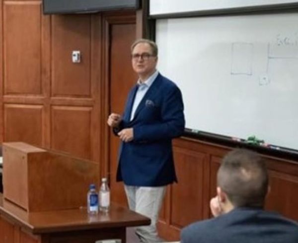 Charleston Attorney Richard Hricik teaching law students as a professor