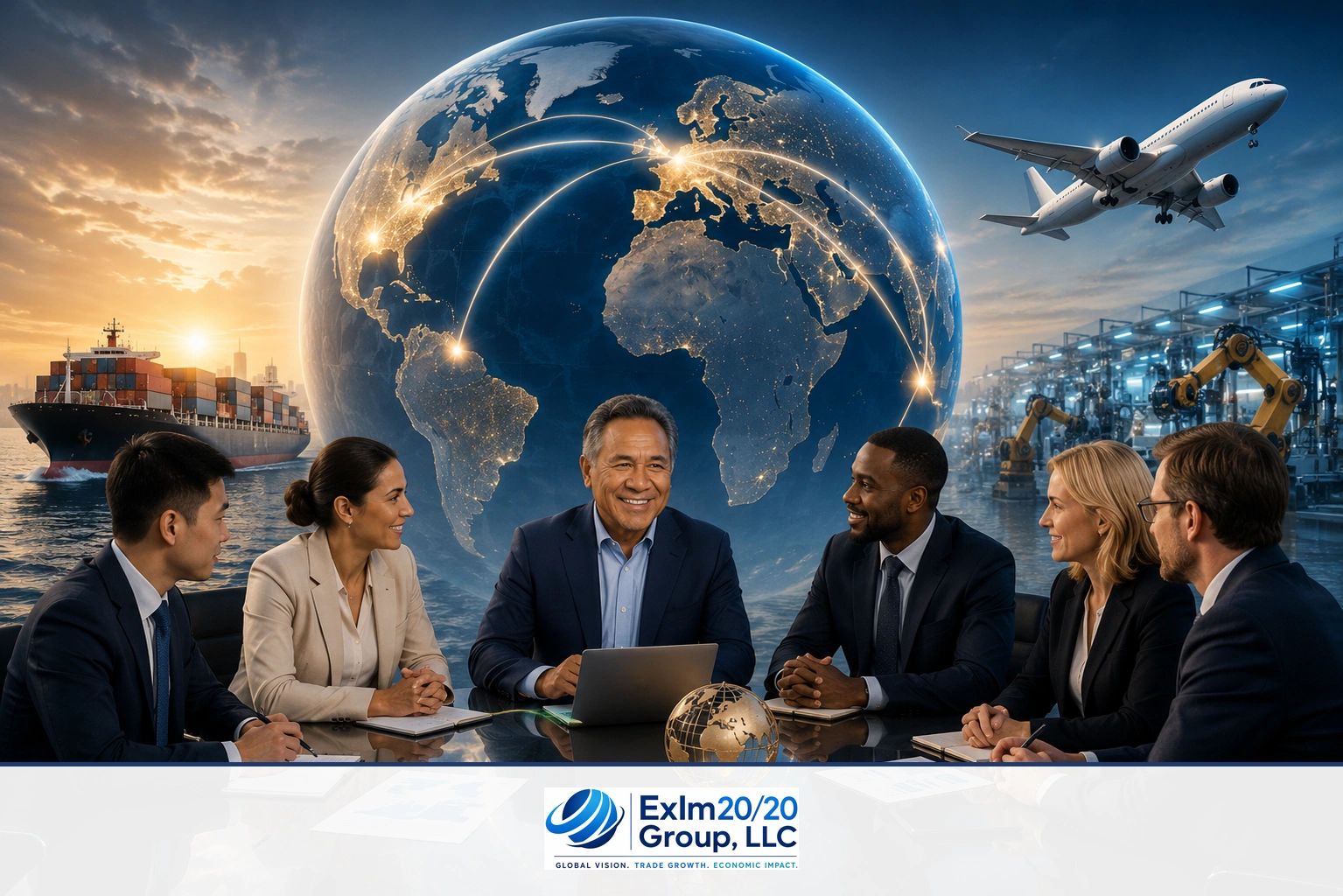 ExIm20/20 Group, LLC_global vision, trade growth, economic impact. Export and trade consulting ,