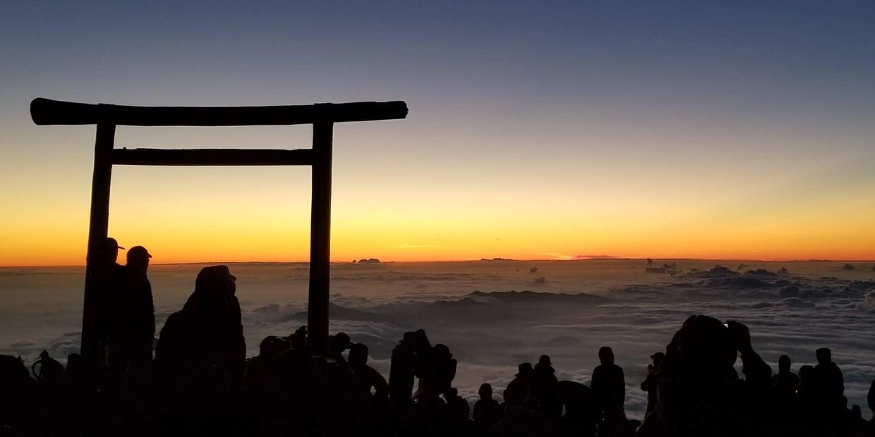 Small group guided 2-Day Mt. Fuji Sunrise Tour at summit crater rim for 2026 season.