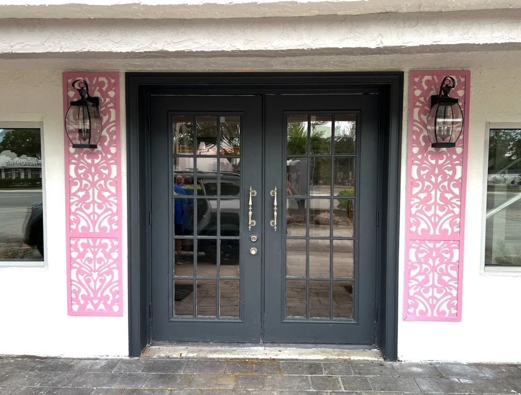 Entry doors of Divine Breast Imaging on 4th Street N, St Petersburg, FL