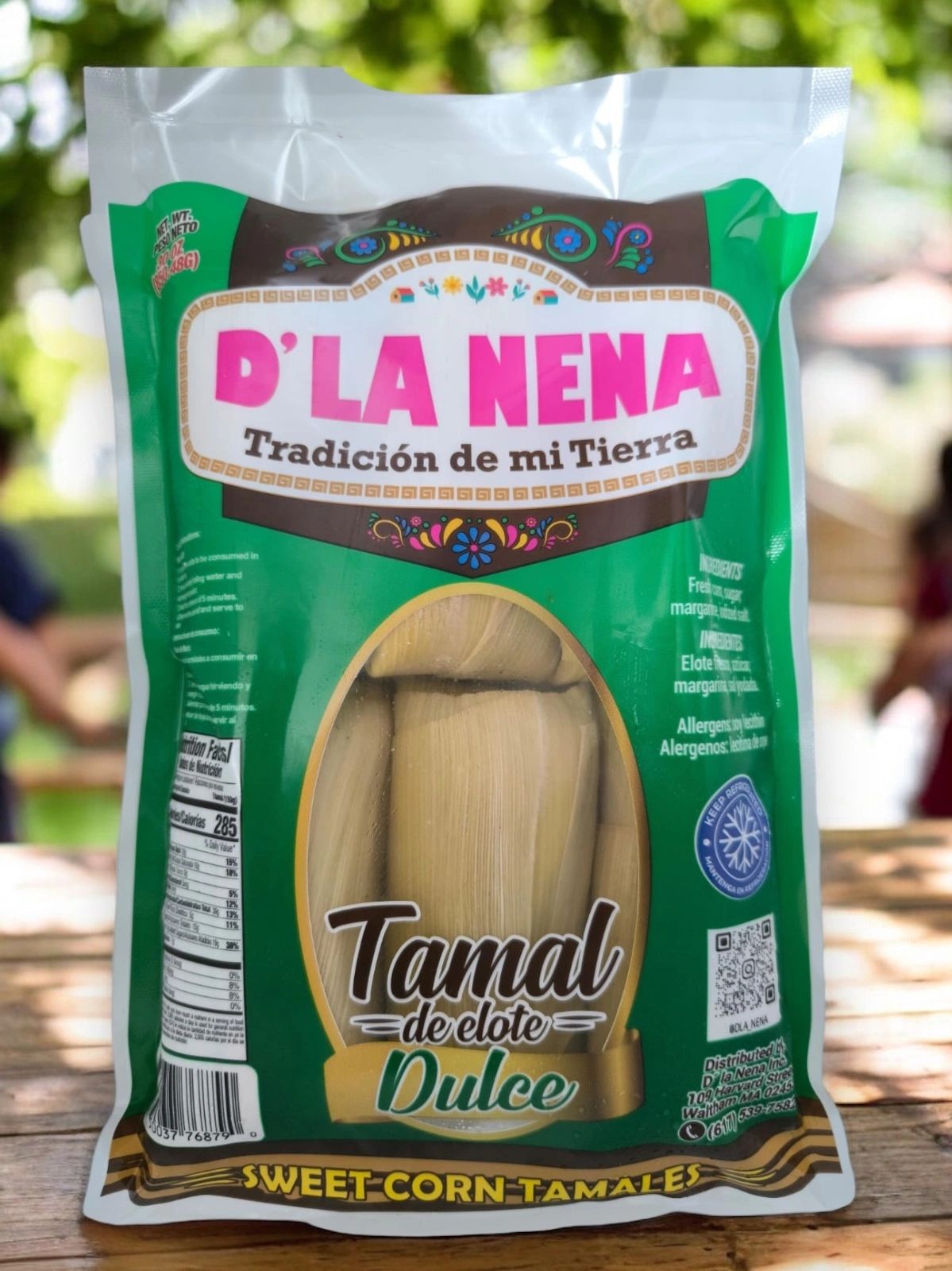 tamal de elote dulce