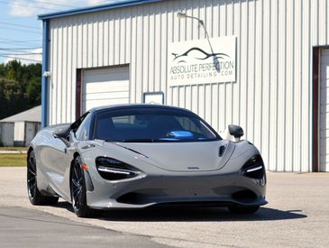 McLaren 750S in for paint correction and ceramic coating
