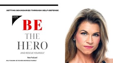 Podcast Be The Hero and Rescue Yourself talks about setting boundaries through self-defense. 
