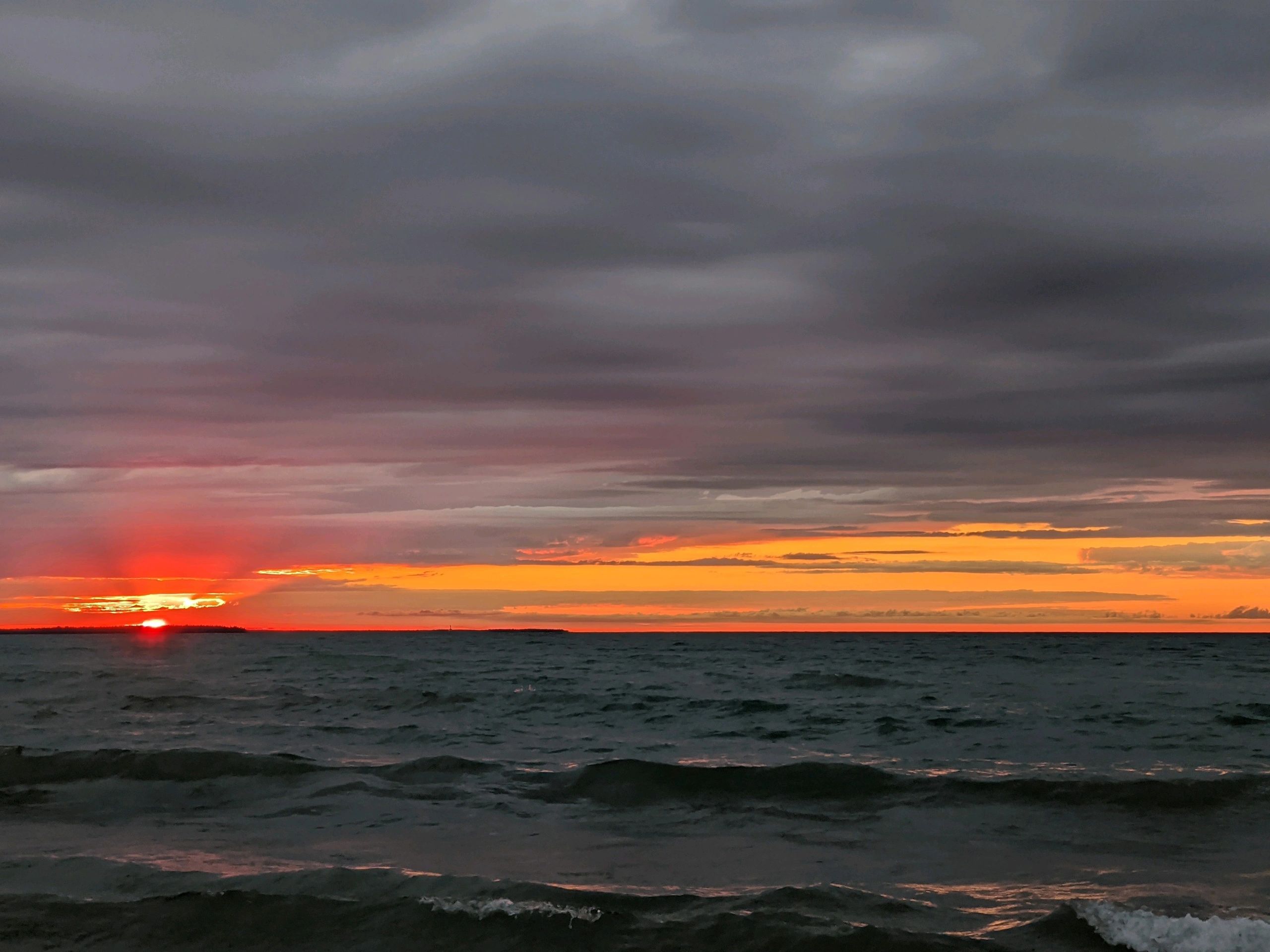 Sunrise over Lake Huron