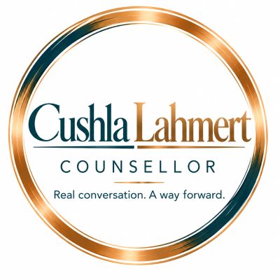 Logo for Cushla Lahmert Counsellor with tagline.