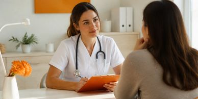 Healthcare professional preparing for the Occupational English Test (OET)