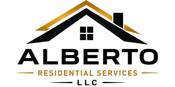 Logo for Alberto Residential Services LLC with house roof design.