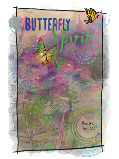 Butterfly Spirit Cover with NYC cityscape and yellow tiger swallowtail butterfly by DTokunbo 2025