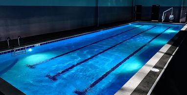 Heated Olympic lap pool