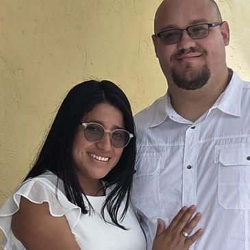 Couple at church