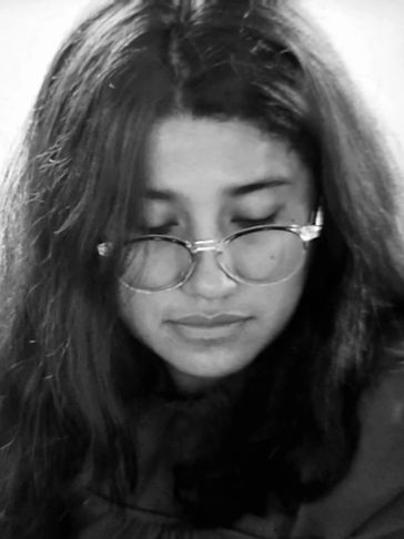 Beautiful woman thinking