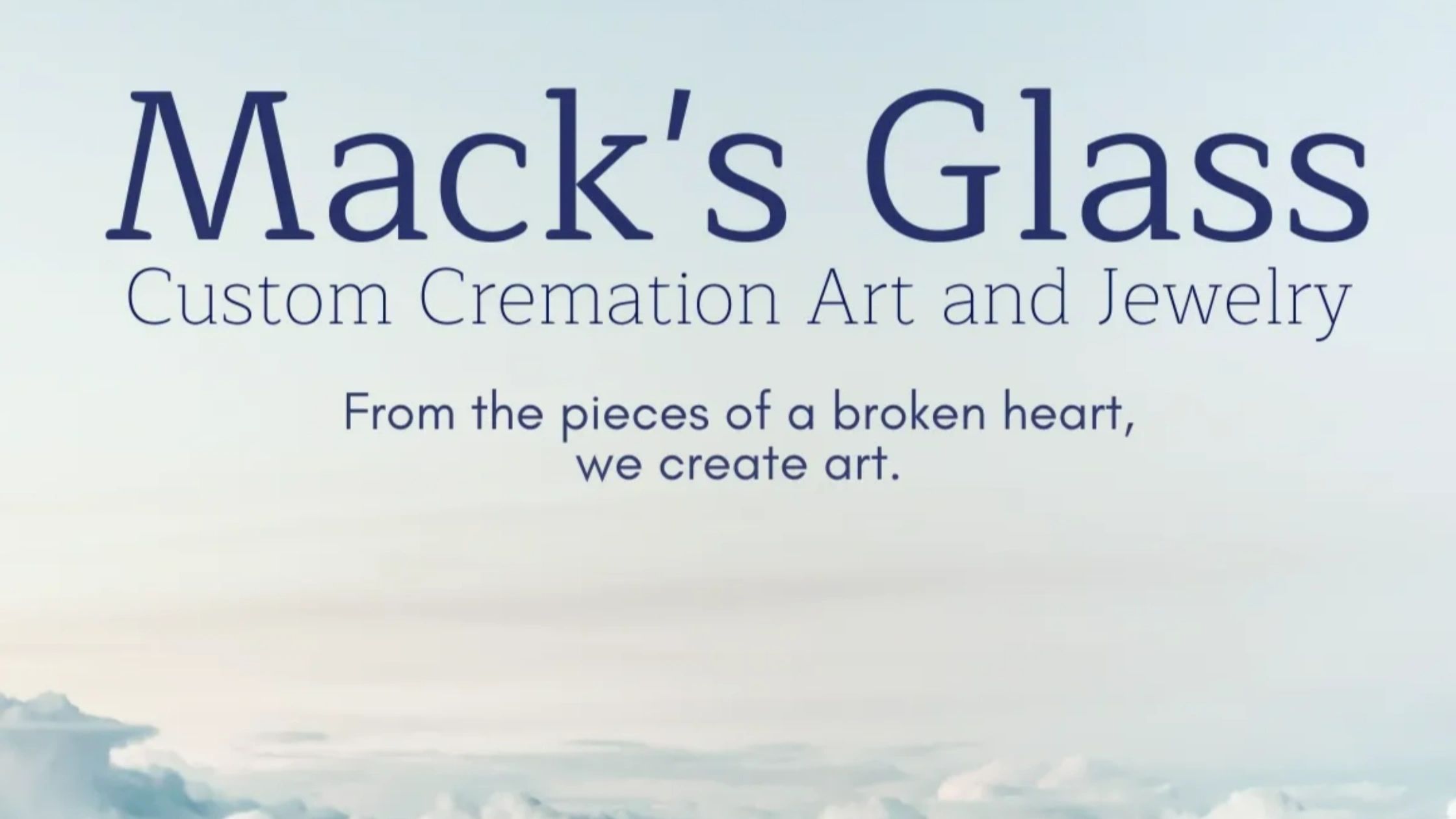 Mack's Glass - Cremation Jewelry, Cremation Jewelry, Cremation Glass