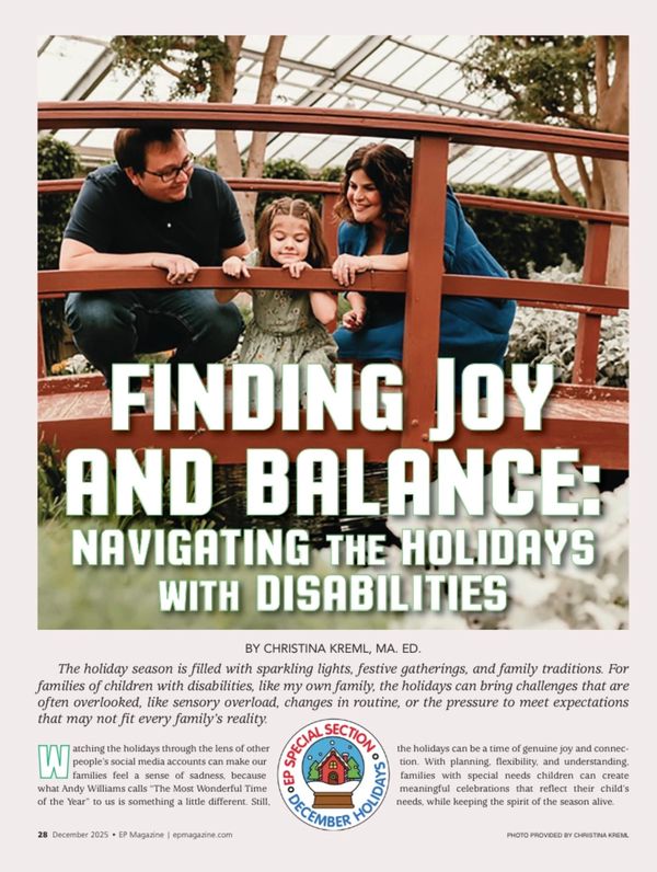 Exceptional Parents Magazine, 2025