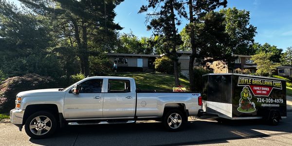Lawn care in Churchill on Marbury Road, Pittsburgh, Pa 15235