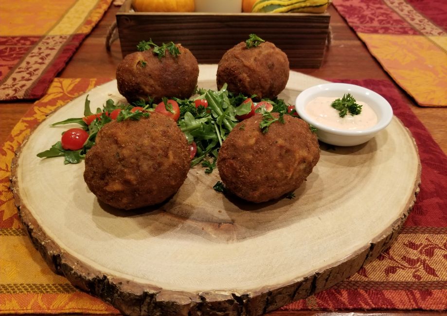 venison elk scotch eggs big game appetizers pub food happy hour gastronomy cuisine best scotch egg