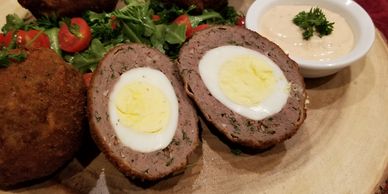venison scotch eggs big game scotch eggs pub food scotch egg recipe jason jones wild game chef 