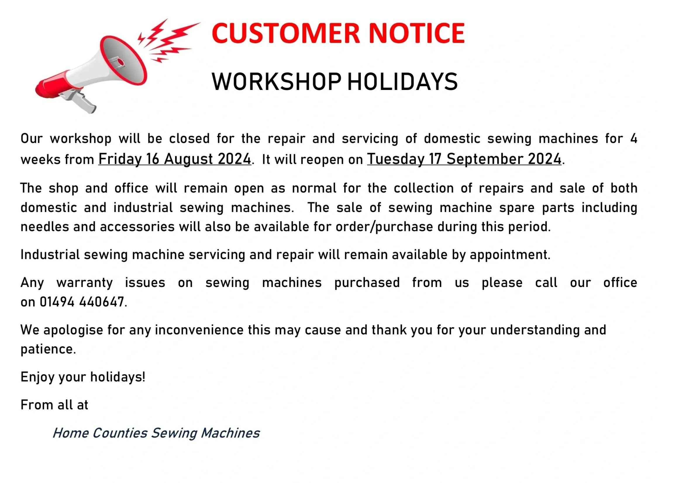 Sewing Machines Buckinghamshire Home Counties Sewing Machines