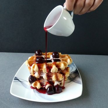 Waffles!  How easy is that?! 