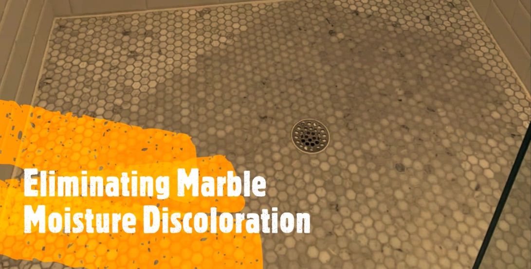 Eliminating Marble Moisture Discoloration