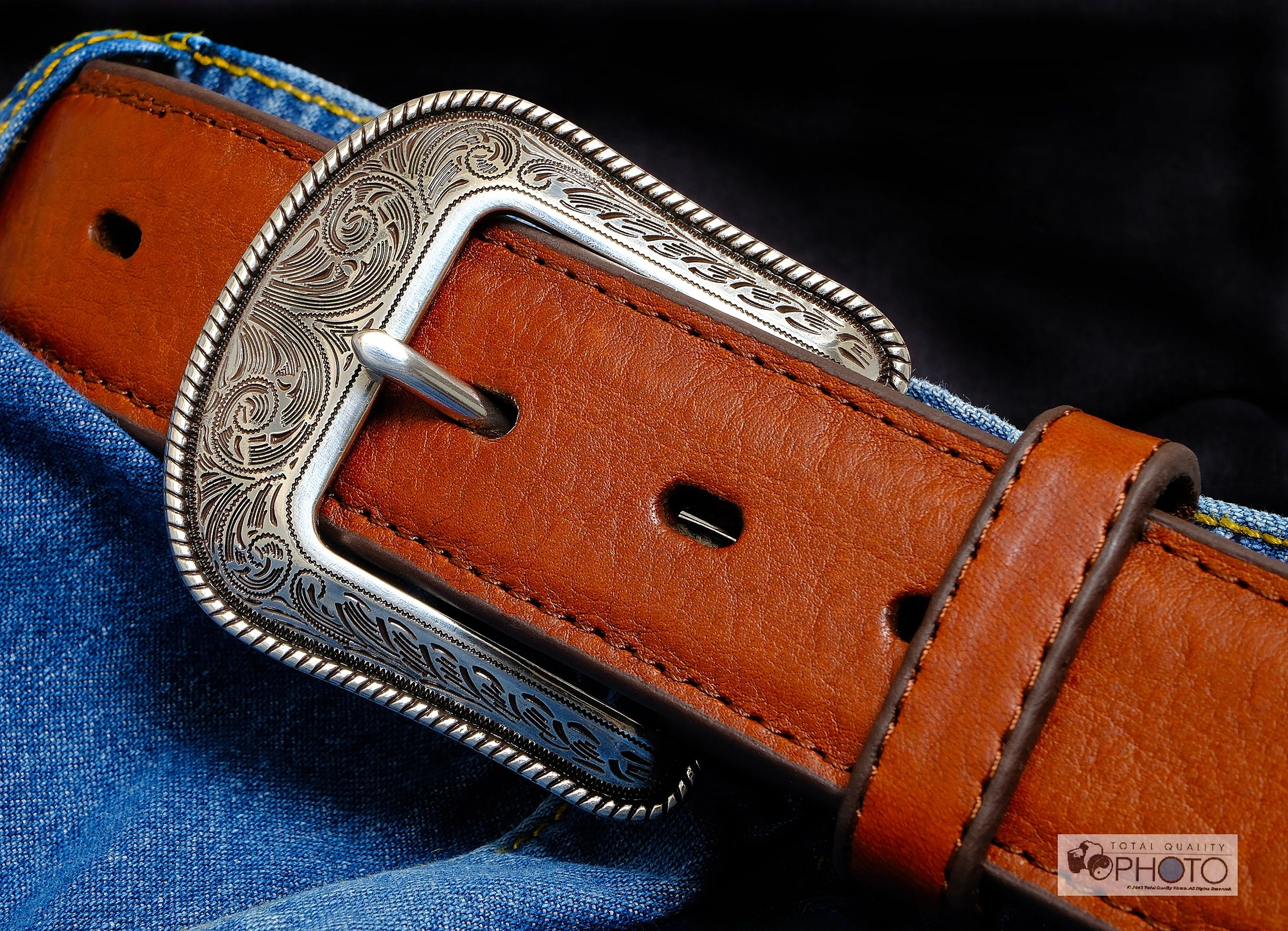 Leather Belt and Buckle