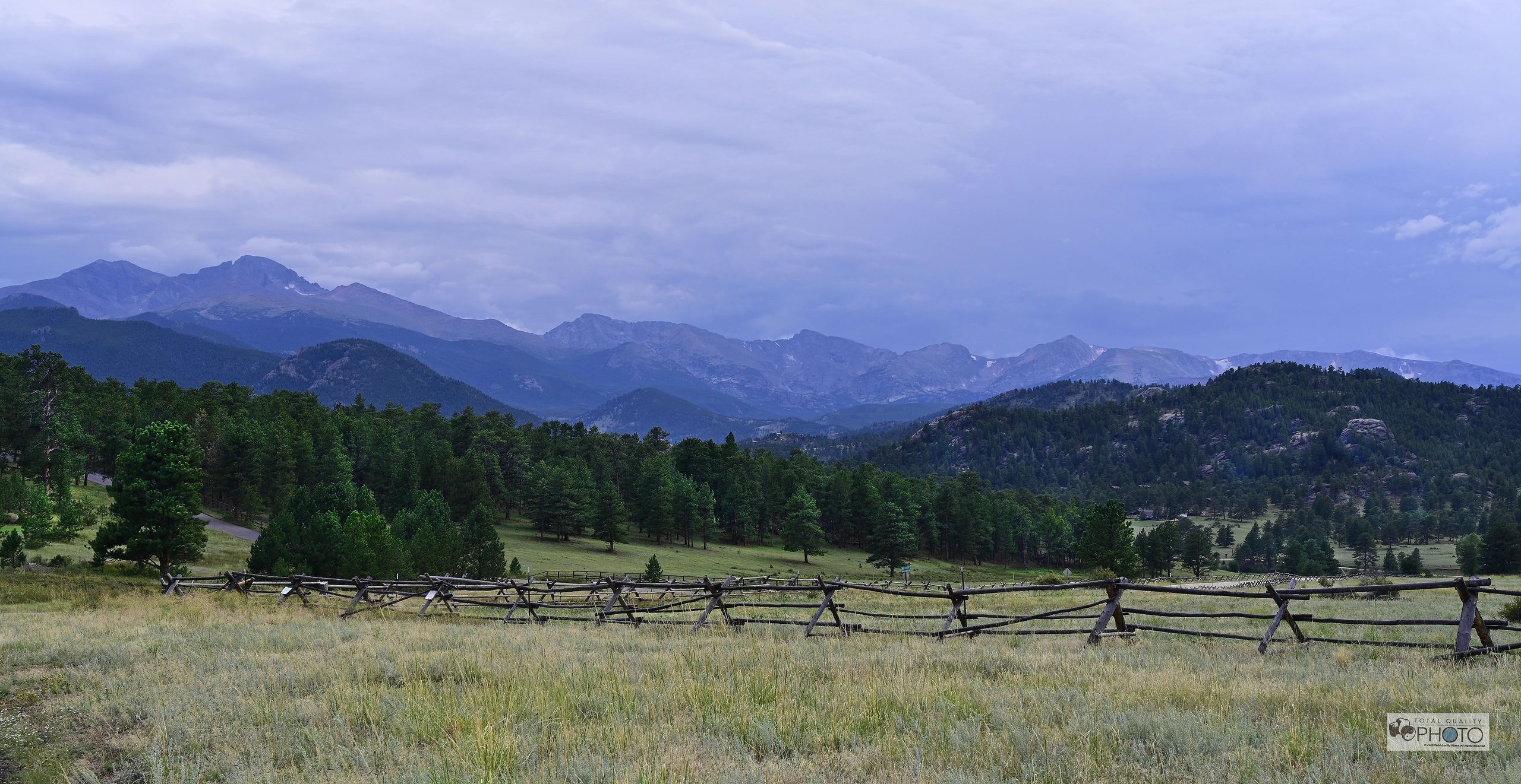 Estes Park Rocky Mountains and Fencing