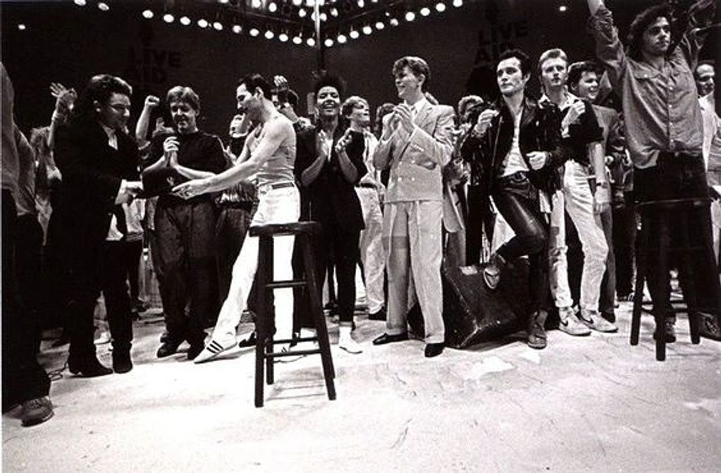 Bob Geldolf extended Live Aid to Fashion Aid at The Albert Hall with top Fashion designers like Scot