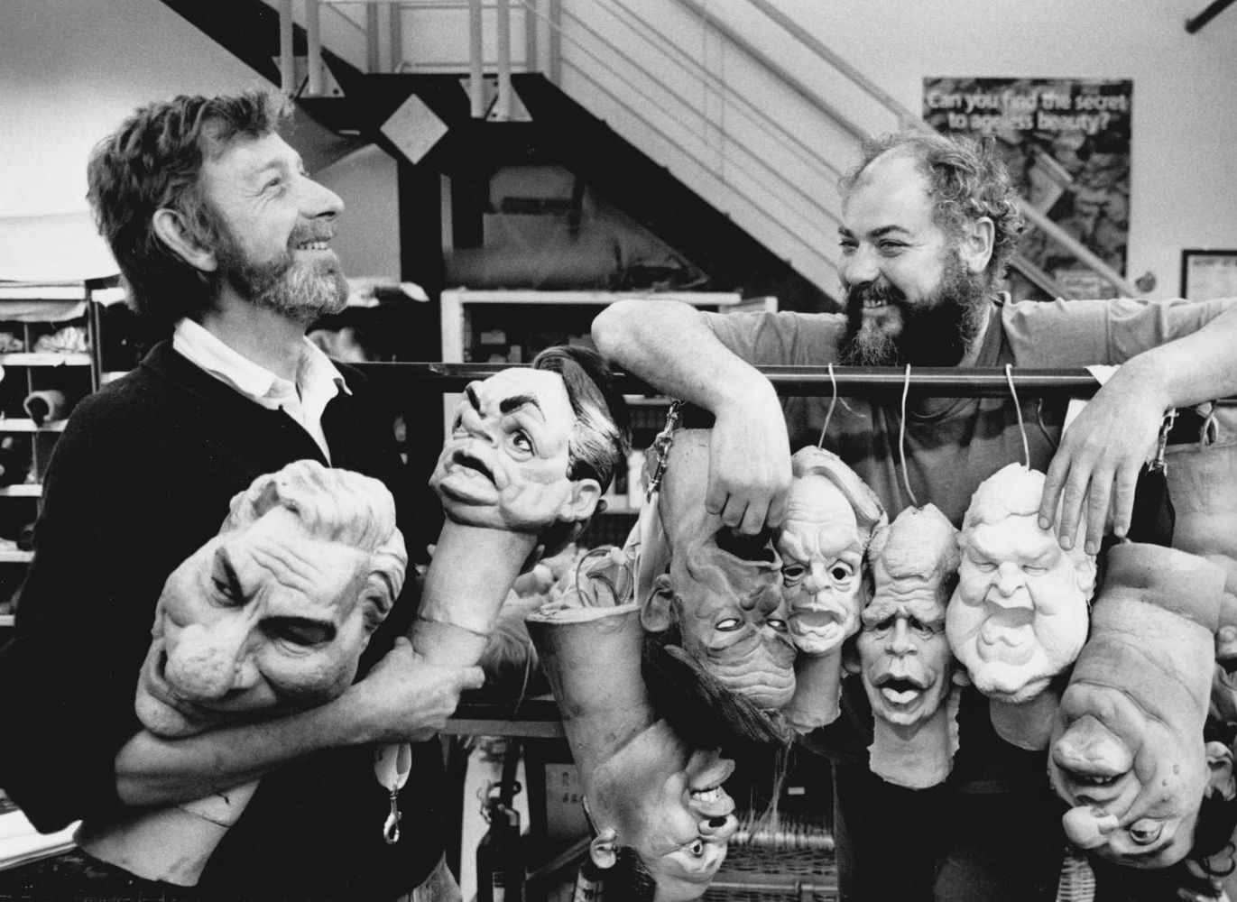 International Emmy Nominated Spitting Image from Central Television on ITV network. #1 UK Comedy.