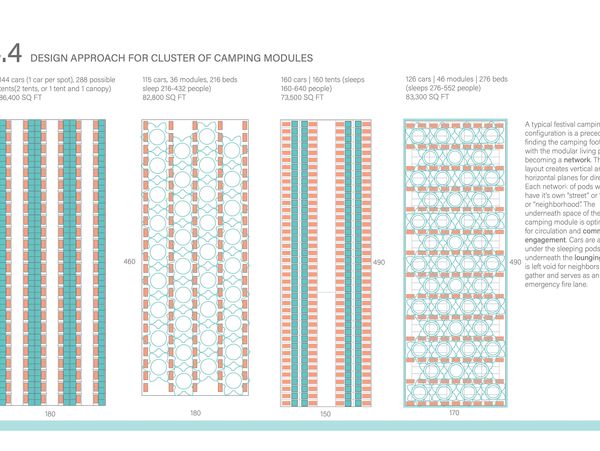 camping map layout for glamping pods at a music festival