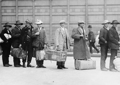 Ellis Island Immigrants Historical Image