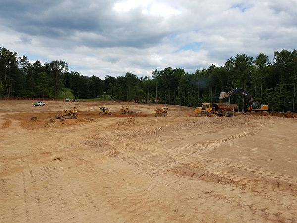 Grading Utilities Albemarle Central Virginia Excavation Sitework Site Development contractor