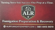 ALR Fumigation Preparation and Recovery