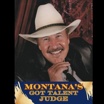 Smiling man in a cowboy hat labeled as Montana's Got Talent judge.