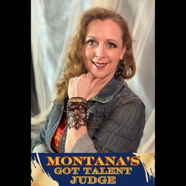 Woman smiling confidently as a Montana's Got Talent judge.