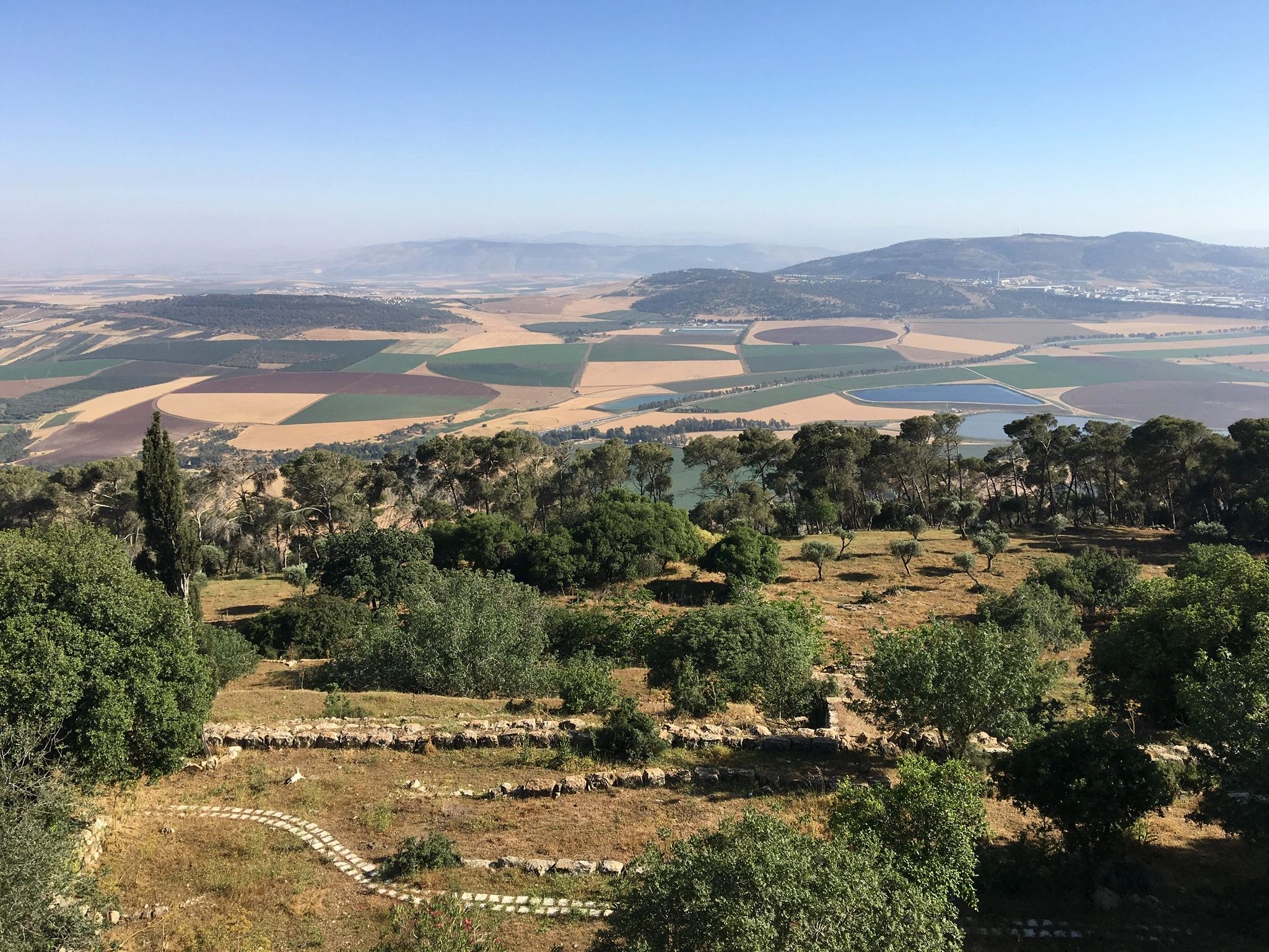 Plains of Megido from Mt. Tabor