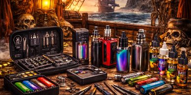 Chargers, batteries, cases, tools, and more to support your setup and daily vape needs.