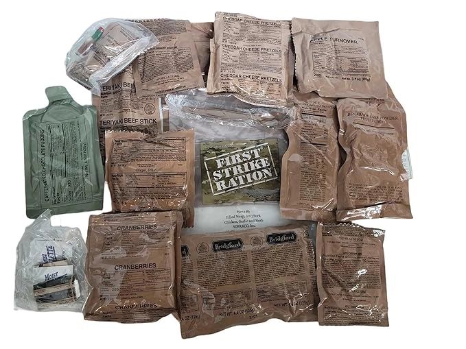 FIRST STRIKE RATION CHOOSE FROM 2 4 OR 6 PACK TEST DATE 2027