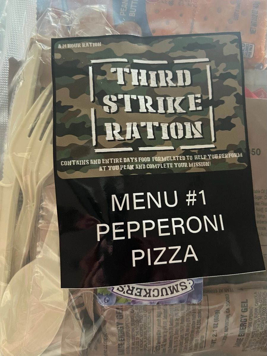 New and Improved Third Strike 24HR Ration (TSR) Menu 1 Pepperoni Pizza ...