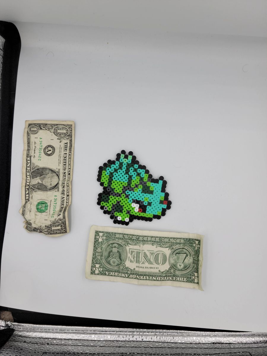 Pokemon Grass Starter Perler Bead Keychain Set - Treeko Bulbasaur Snivy