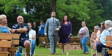 A wedding event at Little Creek Opry House