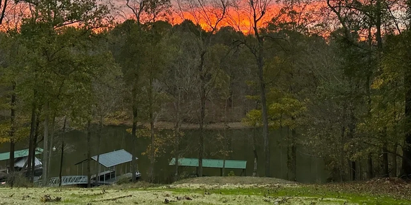 Sunset on the lake
