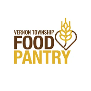Logo of Vernon Township Food Pantry featuring wheat graphic.