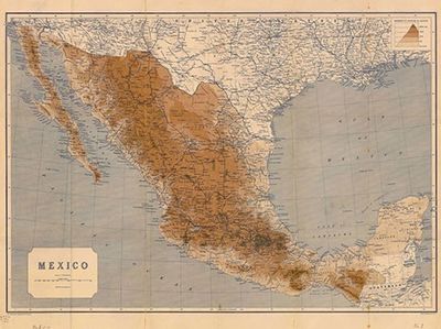 map of mexico