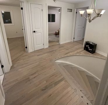 New Trim and Doors Complemented by Freshly Sanded and Refinished Floors