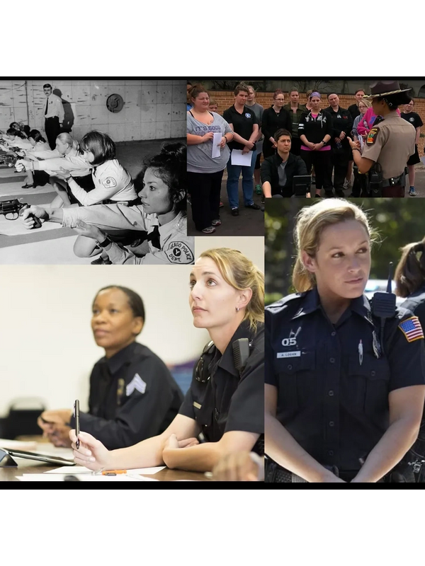 Collage of female police officers