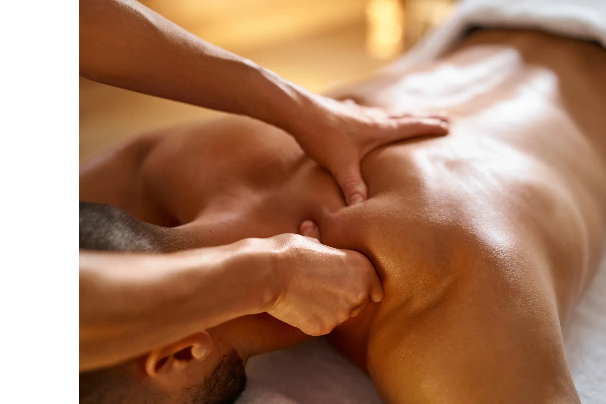 Specialized, therapeutic massage being completed in Cortland, Ohio