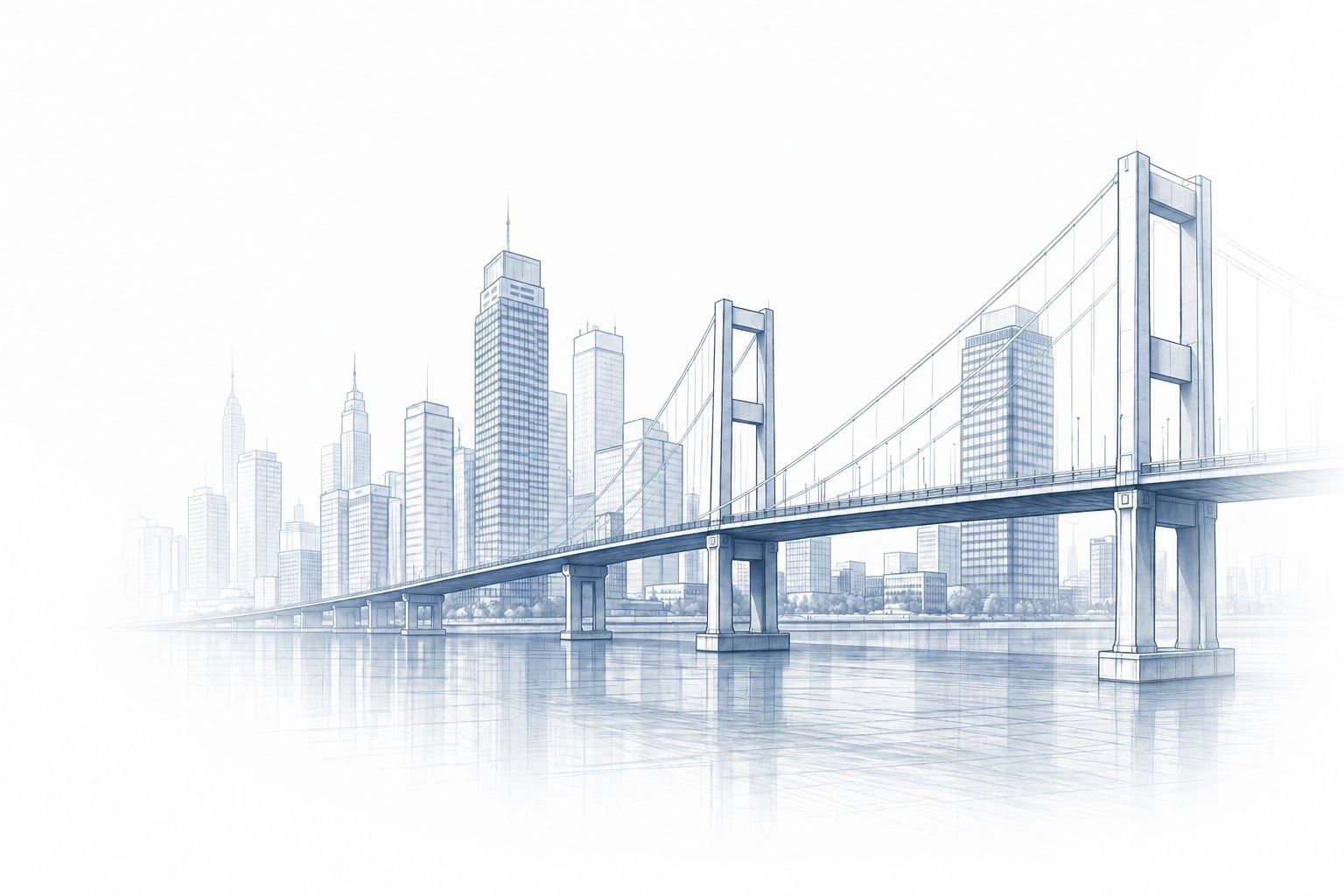Infrastructure and engineering illustration representing advanced technology solutions
