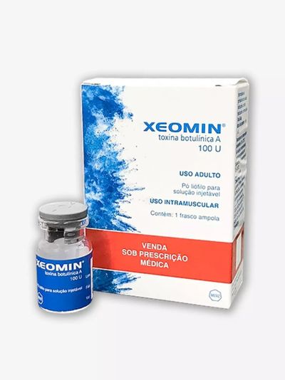 Xeomin botulinum toxin vial and box.
