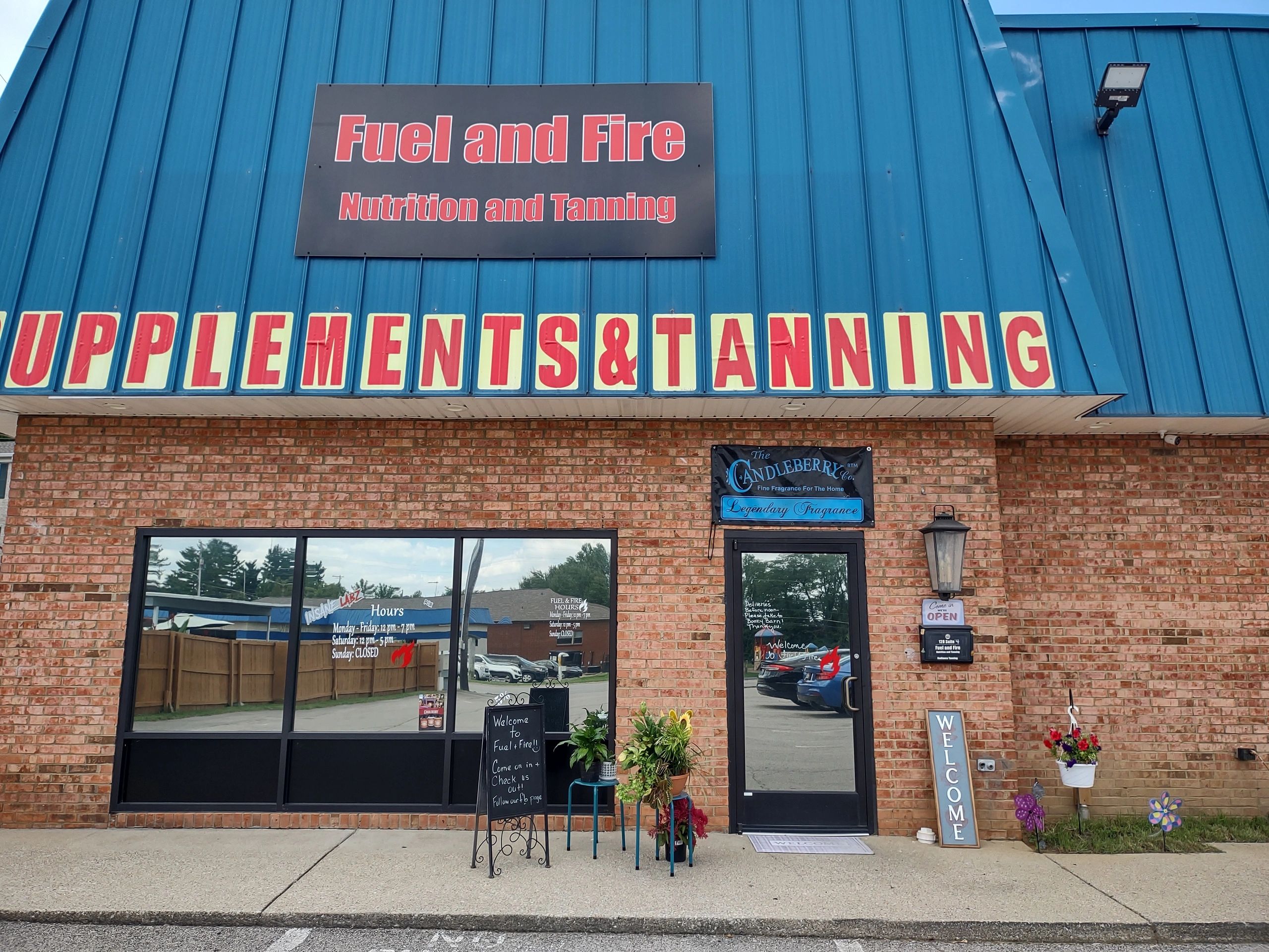 Fuel and Fire Tanning Salon, Supplement Nutrition