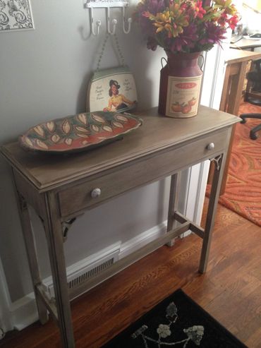 Paint/glaze finish.
